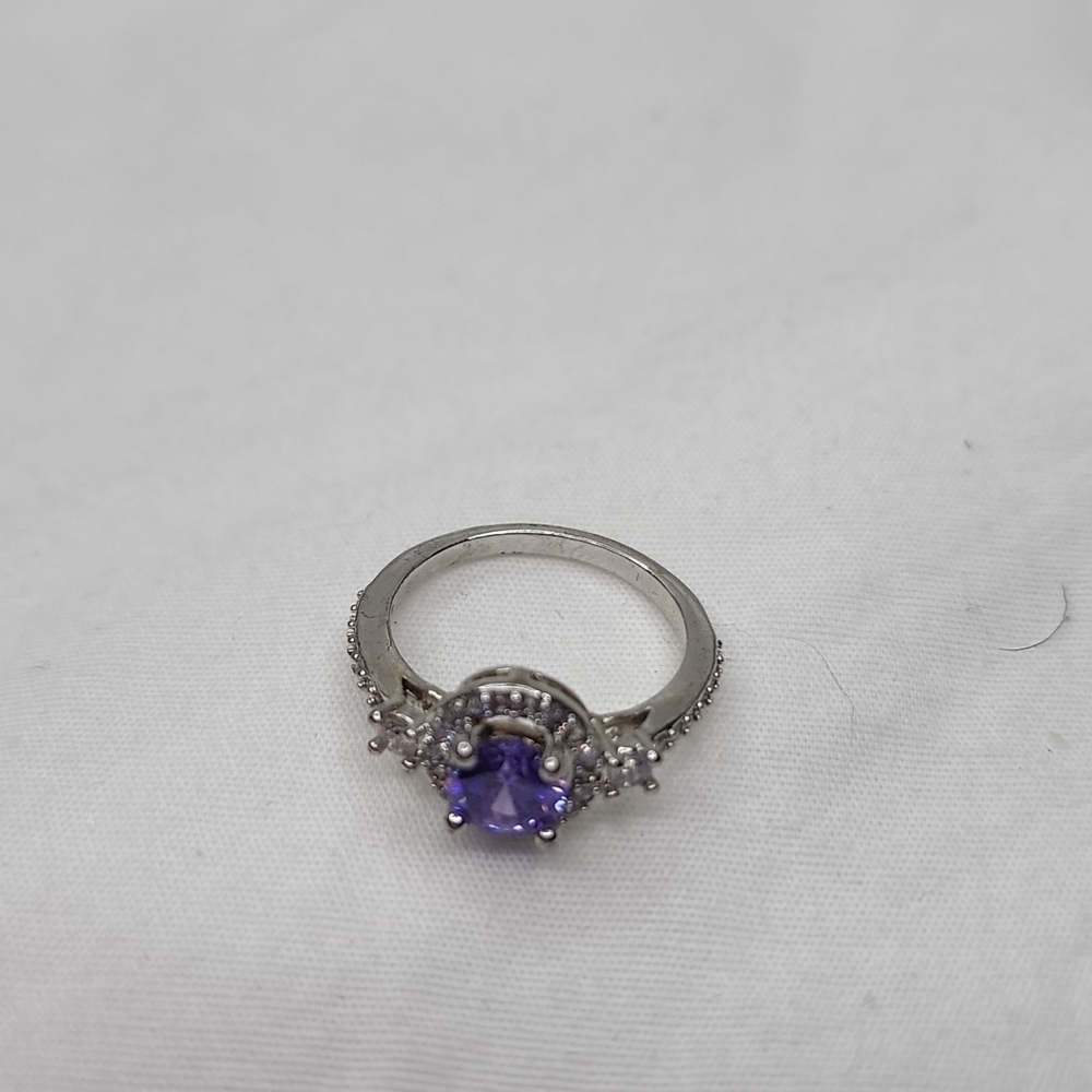LAB CREATED ALEXANDRITE RING - Picture 6 of 10